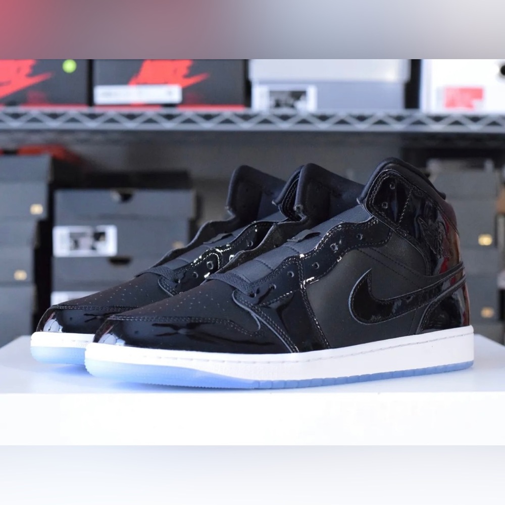 Air Jordan 1 Mid Space Jam black concord white  DV1308-004 size 8 - 13 mens - Picture 7 of 13